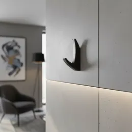 Appendiabiti KOS Mini / Nero opaco