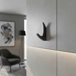 Appendiabiti KOS Mini / Nero spazzolato