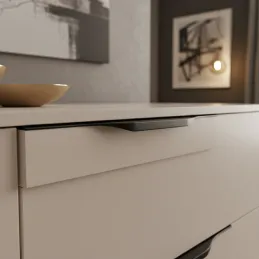 Maniglia CLAUDIA / Acciaio inox nero