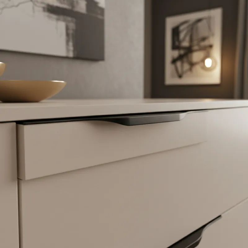Maniglia CLAUDIA / Acciaio inox nero