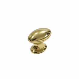 Maniglia a pomello in plastica MARISA / Oro lucido