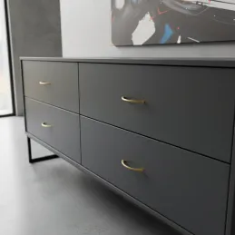 Maniglia in plastica ASTOR / Dorata