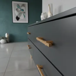 Maniglia in legno LEO / Rovere naturale