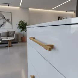 Maniglia in legno LEO / Rovere naturale