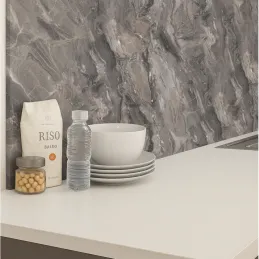Alzatina per piano di lavoro EGGER Marmo Cipollino grigio / F093