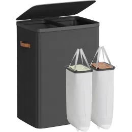 Cesto portabiancheria MYSTIC 170L / Nero
