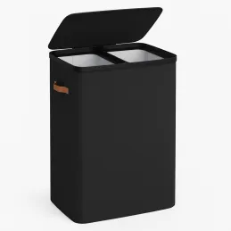 Cesto portabiancheria MYSTIC 170L / Nero