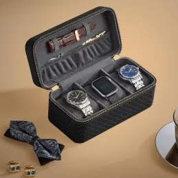Custodia da viaggio per orologi BUGATI TRAVEL / Nero-oro