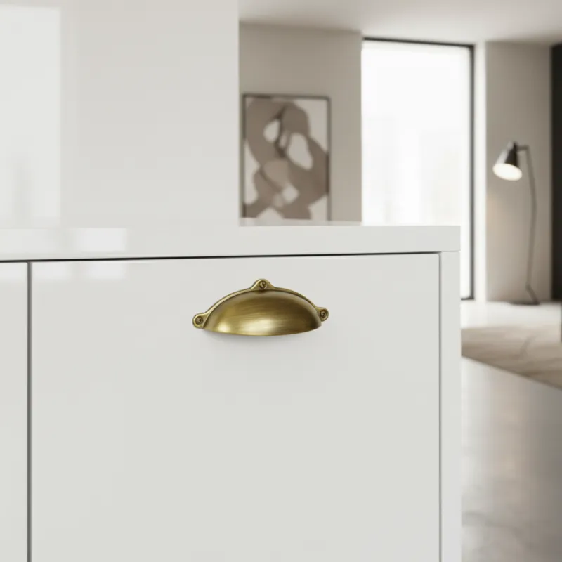 Maniglia MELANIE / Ottone anticato lucido