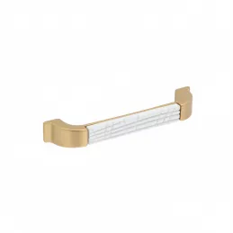 Maniglia in ceramica BRAGA / Oro antico