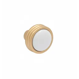 Pomello in ceramica FARO / Oro opaco