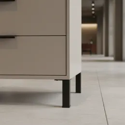 Piedino per mobili MODERO / Nero opaco