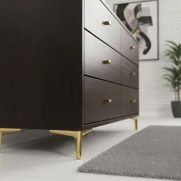 Piedino per mobili MIAMI / Oro lucido