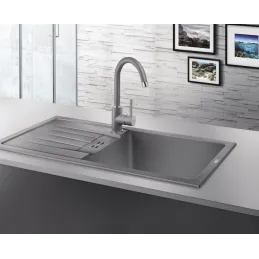Lavello in gres Blanco FAVUM XL 6 S / Bianco soft