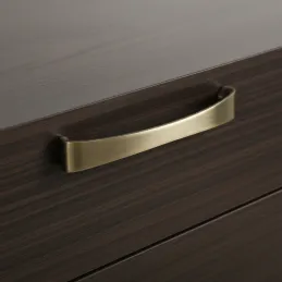 Maniglia VITTO / Patina dorata spazzolata
