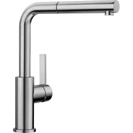 Miscelatore Blanco LANORA / acciaio inox lucido