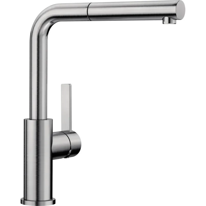 Miscelatore Blanco LANORA / acciaio inox lucido