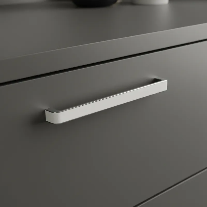 Maniglia LEGRO / Bianco - cromo lucido