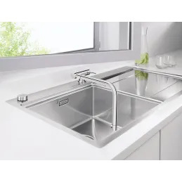 Miscelatore Blanco LARESSA F / cromato / davanti alla finestra