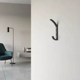 Appendiabiti da parete FIT Maxi / Nero opaco