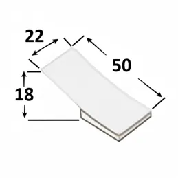Pomolo AVALION / Bianco opaco