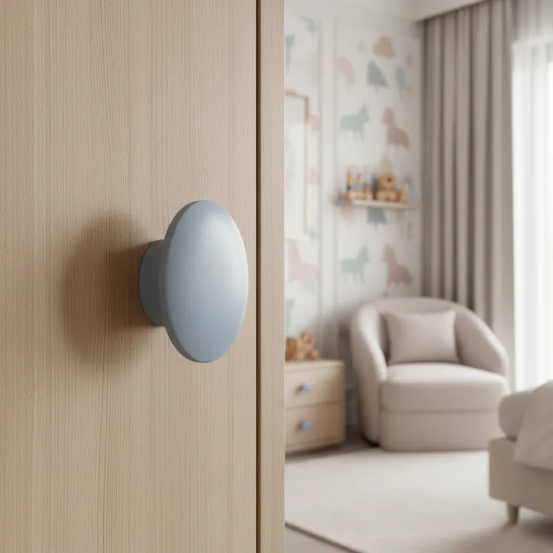 Maniglia in legno SOLA / Blu