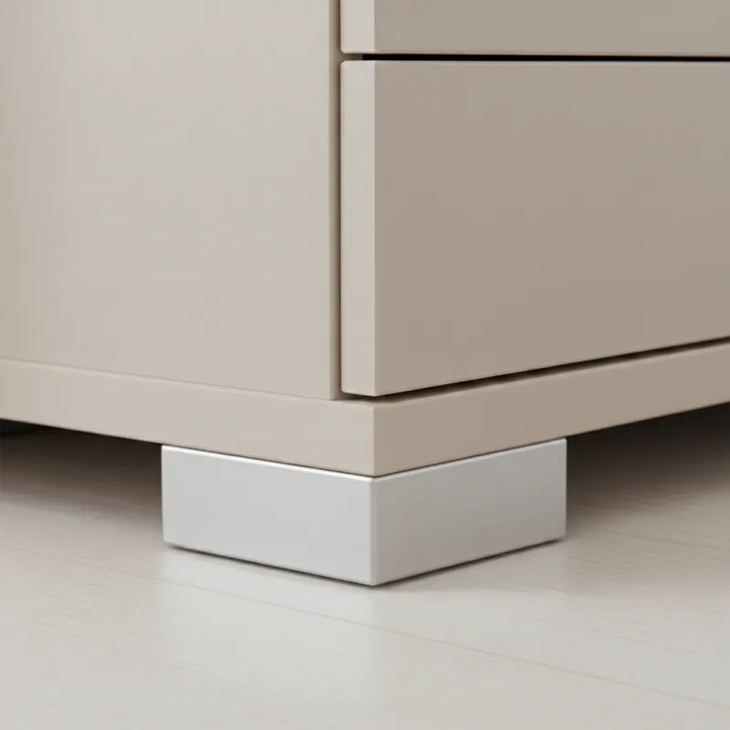 Piedino in plastica 20 mm 60x60 / Grigio