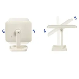 Specchio cosmetico con luce LED e organizer TREND / Crema