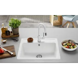 Lavello in gres Blanco LEGRA 6 / Bianco soft