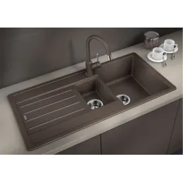 Lavello in gres Blanco LEGRA 6 S / Antracite
