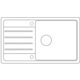 Lavello in materiale composito Blanco LEGRA XL 6 S / Nero