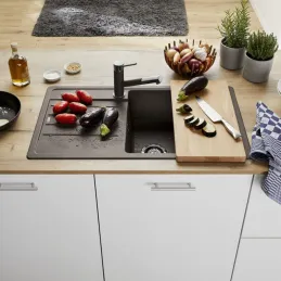 Lavello in gres Blanco LEGRA XL 6 S / Grigio vulcano