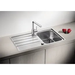 Lavello in acciaio inox Blanco LEMIS 45 S-IF