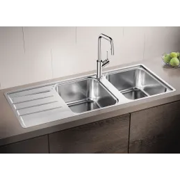 Lavello in acciaio inox Blanco LEMIS 8 S-IF