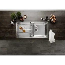 Lavello in acciaio inox Blanco LEMIS XL 6 S-IF
