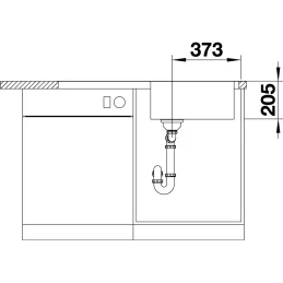 Lavello in acciaio inox Blanco LEMIS XL 6 S-IF