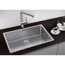 Miscelatore Blanco LINUS-S con doccetta / PVD steel