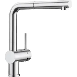 Miscelatore Blanco LINUS-S con doccetta / PVD steel