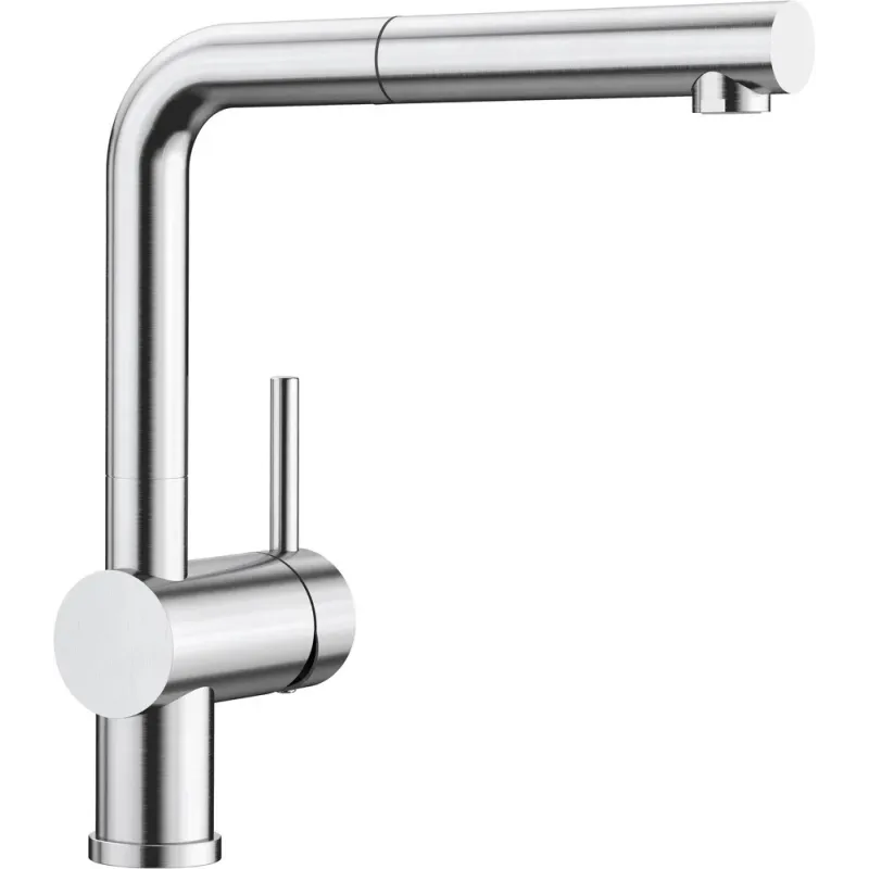 Miscelatore Blanco LINUS-S con doccetta / PVD steel