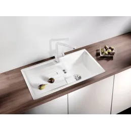 Miscelatore Blanco LINUS-S con doccetta – Silgranit / Grigio roccia
