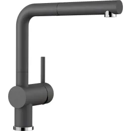Miscelatore Blanco LINUS-S con doccetta – Silgranit / Grigio roccia