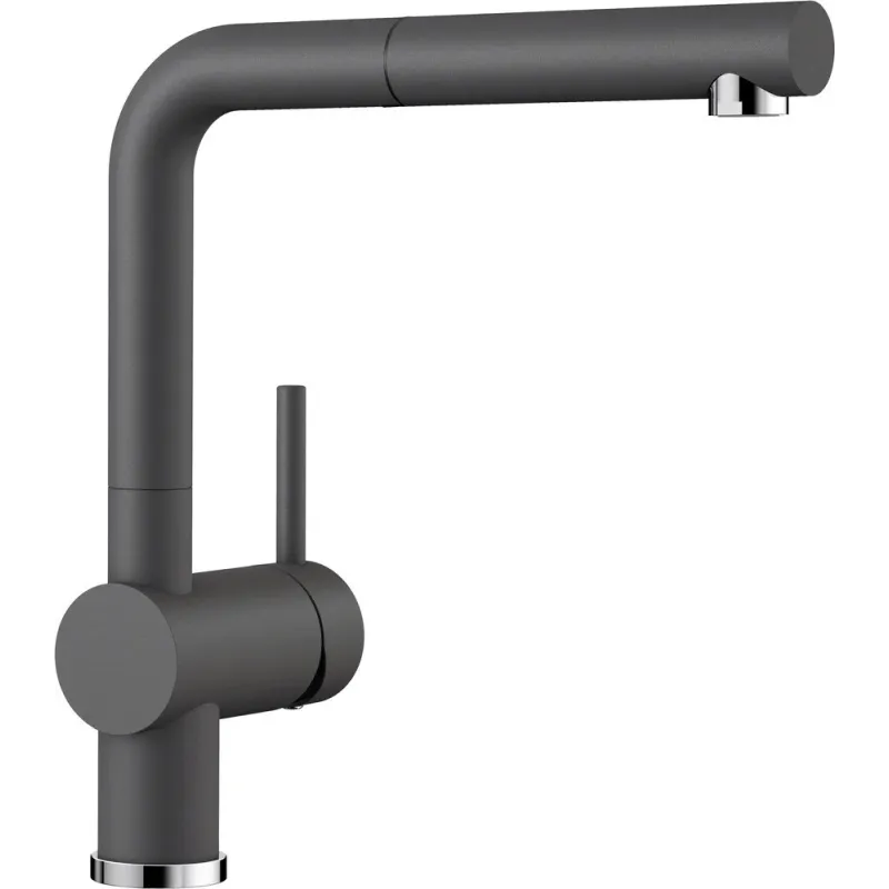 Miscelatore Blanco LINUS-S con doccetta – Silgranit / Grigio roccia