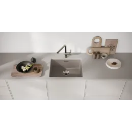 Miscelatore Blanco LINUS-S con doccetta / Oro satinato