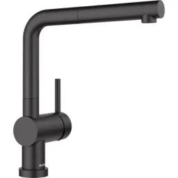 Miscelatore Blanco LINUS S - F - da installare sotto la finestra con doccetta / Nero opaco