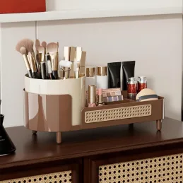 Organizzatore girevole per cosmetici MAKEUP / Marrone
