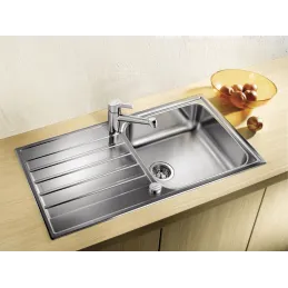 Lavello in acciaio inox Blanco LIVIT XL 6 S / con comando remoto dello scarico