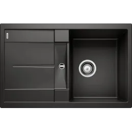 Lavello in gres Blanco METRA 45 S / Nero