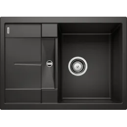 Lavello in gres Blanco METRA 45 S Compact / Nero