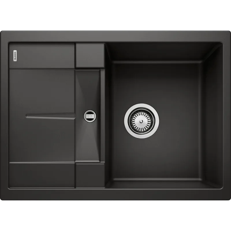 Lavello in gres Blanco METRA 45 S Compact / Nero