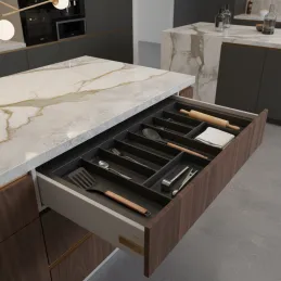 Portaposate CRISTALL superficie antiscivolo / Antracite
